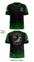 AFJROTC MS-081 DRONE TEAM 88778530 Short Sleeve Performance Shirt - 227