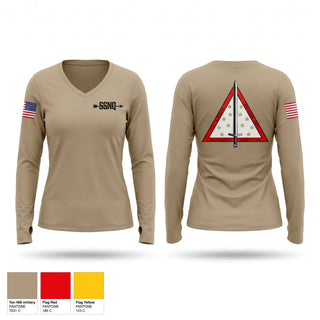 Womens Long Sleeve Vneck Shirt, Shasta County Sheriff’s Office SWAT, Police, Teamtime, Team time, sublimation, custom sports apparel, team uniforms, spirit wear, spiritwear, sports uniforms, custom shirts, team store, custom team store, fundraiser sports, apparel fundraiser