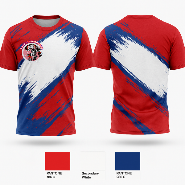 Short Sleeve Performance Shirt, Kake Thunderbirds Basketball, Men's Basketball, Teamtime, Team time, sublimation, custom sports apparel, team uniforms, spirit wear, spiritwear, sports uniforms, custom shirts, team store, custom team store, fundraiser sports, apparel fundraiser