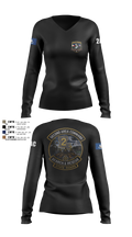 2nd area command 59908555 Women's Long Sleeve V-neck Shirt - 23