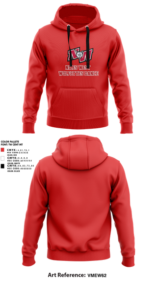 Hoodie, Niles West Wolfettes Dance, Spirit Store, Teamtime, Team time, sublimation, custom sports apparel, team uniforms, spirit wear, spiritwear, sports uniforms, custom shirts, team store, custom team store, fundraiser sports, apparel fundraiser