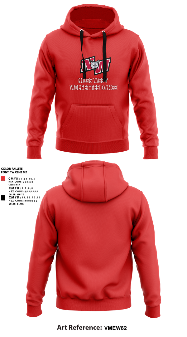 Hoodie, Niles West Wolfettes Dance, Spirit Store, Teamtime, Team time, sublimation, custom sports apparel, team uniforms, spirit wear, spiritwear, sports uniforms, custom shirts, team store, custom team store, fundraiser sports, apparel fundraiser