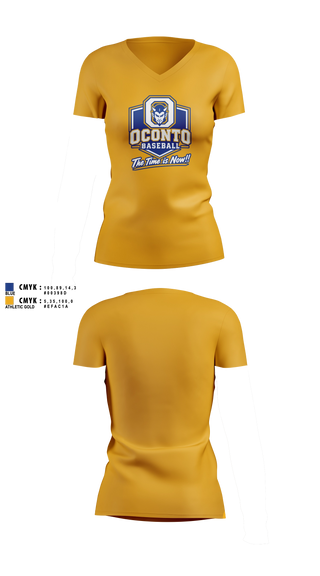 Womens Short Sleeve Vneck Shirt, Chequamegon Baseball, Baseball, Teamtime, Team time, sublimation, custom sports apparel, team uniforms, spirit wear, spiritwear, sports uniforms, custom shirts, team store, custom team store, fundraiser sports, apparel fundraiser