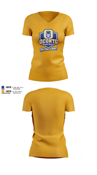 Oconto Women's Short Sleeve V-neck Shirt - 8