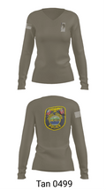 Canal Fulton Police Department 41523179 Women's Long Sleeve V-neck Shirt - 11
