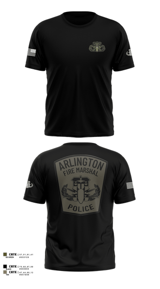 Short Sleeve Performance Shirt, Arlington County Bomb Squad, Fire Department, Teamtime, Team time, sublimation, custom sports apparel, team uniforms, spirit wear, spiritwear, sports uniforms, custom shirts, team store, custom team store, fundraiser sports, apparel fundraiser