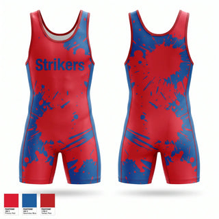 Wrestling Singlet, Strikers, Wrestling, Teamtime, Team time, sublimation, custom sports apparel, team uniforms, spirit wear, spiritwear, sports uniforms, custom shirts, team store, custom team store, fundraiser sports, apparel fundraiser