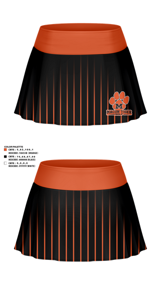 Skort, Macon Tiger Golf, Golf, Teamtime, Team time, sublimation, custom sports apparel, team uniforms, spirit wear, spiritwear, sports uniforms, custom shirts, team store, custom team store, fundraiser sports, apparel fundraiser