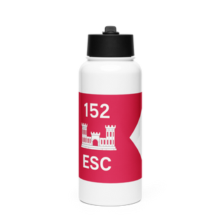 152 14837188 Stainless Steel Water Bottle with a Straw Lid