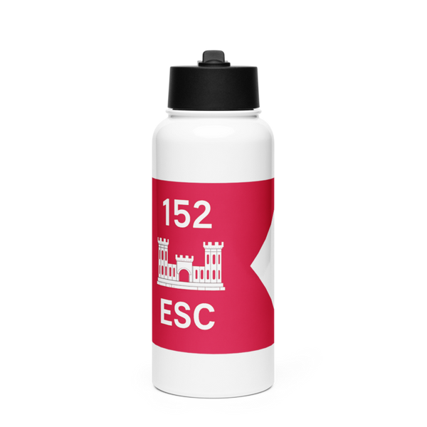 152 14837188 Stainless Steel Water Bottle with a Straw Lid