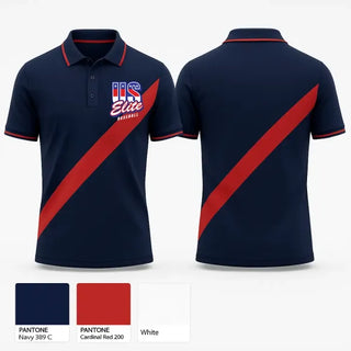 Short Sleeve Performance Polo, U S Elite, Baseball, Teamtime, Team time, sublimation, custom sports apparel, team uniforms, spirit wear, spiritwear, sports uniforms, custom shirts, team store, custom team store, fundraiser sports, apparel fundraiser