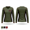 333rd Engineer Detachment 7458173 Women's Long Sleeve V-neck Shirt - 1