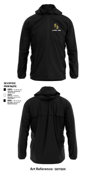 Windbreaker, Savannah High School Tennis, Tennis, Teamtime, Team time, sublimation, custom sports apparel, team uniforms, spirit wear, spiritwear, sports uniforms, custom shirts, team store, custom team store, fundraiser sports, apparel fundraiser