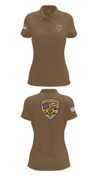 Womens Short Sleeve Performance Polo, Caldwell County Sheriff's Office, , Teamtime, Team time, sublimation, custom sports apparel, team uniforms, spirit wear, spiritwear, sports uniforms, custom shirts, team store, custom team store, fundraiser sports, apparel fundraiser
