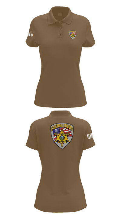 Caldwell County Sheriff's Office 64628956 Women's Short Sleeve Performance Polo  - 14