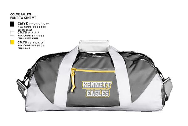 Duffle Bag, Kennett Eagles, , Teamtime, Team time, sublimation, custom sports apparel, team uniforms, spirit wear, spiritwear, sports uniforms, custom shirts, team store, custom team store, fundraiser sports, apparel fundraiser