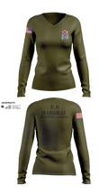 USMS N/AL Women's Long Sleeve V-neck Shirt - 26