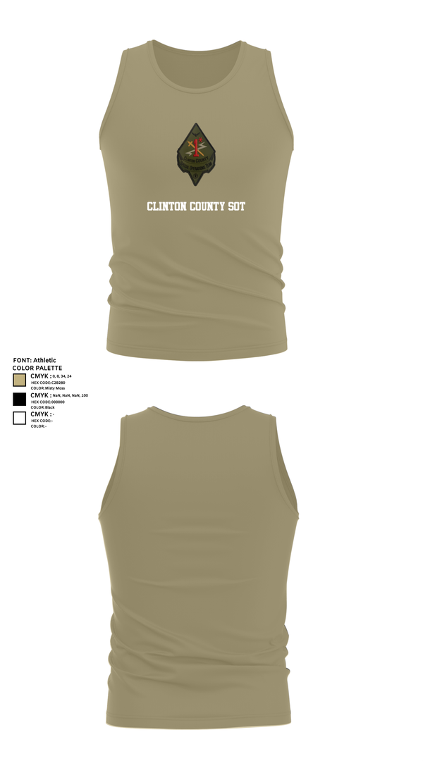 Tank Top, Clinton County SOT, , Teamtime, Team time, sublimation, custom sports apparel, team uniforms, spirit wear, spiritwear, sports uniforms, custom shirts, team store, custom team store, fundraiser sports, apparel fundraiser