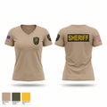 Wilson county sheriff office 79250520 Women's Short Sleeve V-neck Shirt - 1