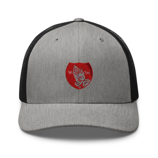 WeAllWeGot~Family First 22026589 Retro Trucker Hat | Yupoong 6606
