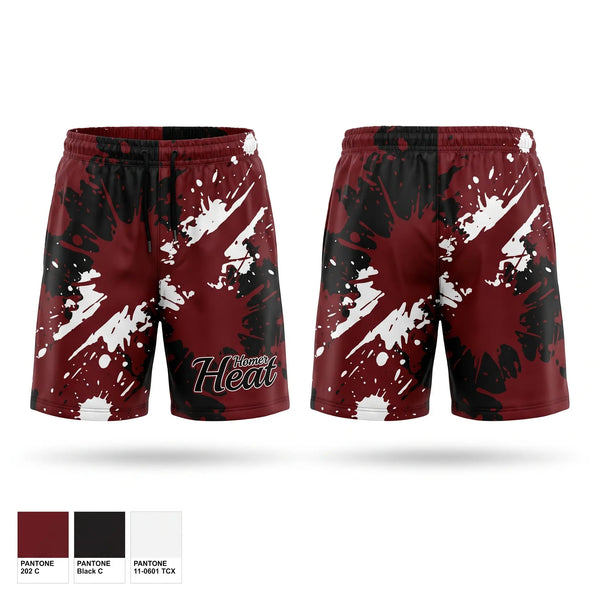 Athletic Shorts With Pockets, Homer Heat, Softball, Teamtime, Team time, sublimation, custom sports apparel, team uniforms, spirit wear, spiritwear, sports uniforms, custom shirts, team store, custom team store, fundraiser sports, apparel fundraiser