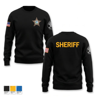 Crew Neck Sweatshirt, Pasco Sheriff, Police, Teamtime, Team time, sublimation, custom sports apparel, team uniforms, spirit wear, spiritwear, sports uniforms, custom shirts, team store, custom team store, fundraiser sports, apparel fundraiser