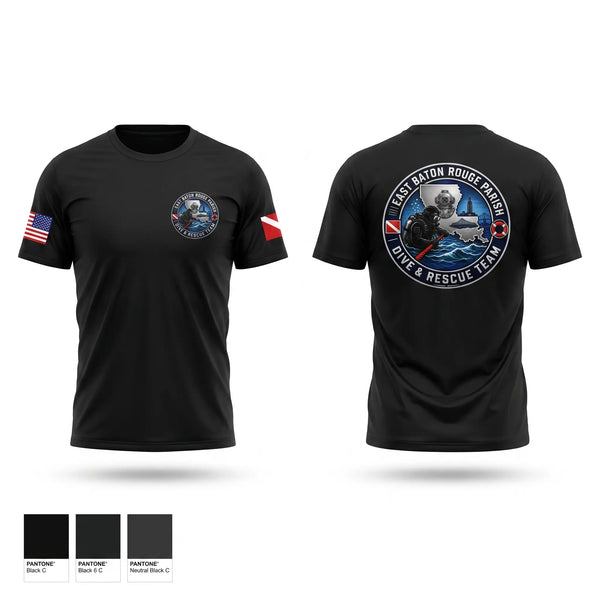 Short Sleeve Performance Shirt, East Baton Rouge Parish Dive & Rescue Team, Fire Department, Teamtime, Team time, sublimation, custom sports apparel, team uniforms, spirit wear, spiritwear, sports uniforms, custom shirts, team store, custom team store, fundraiser sports, apparel fundraiser