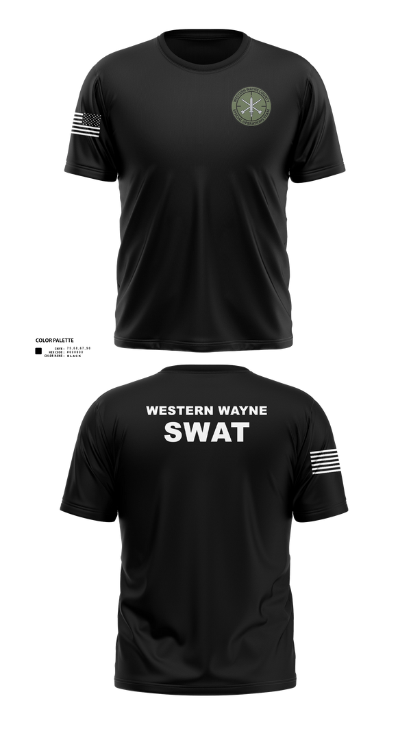 Old School Cotton Feel Shirt, Western Wayne SOT, Police, Teamtime, Team time, sublimation, custom sports apparel, team uniforms, spirit wear, spiritwear, sports uniforms, custom shirts, team store, custom team store, fundraiser sports, apparel fundraiser
