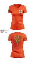 Baptist Valley Volunteer Fire Department  Women's Short Sleeve V-neck Shirt - 2