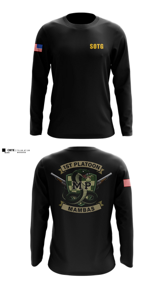 Long Sleeve Performance Shirt, 410TH Military Police Mambas, Army, Teamtime, Team time, sublimation, custom sports apparel, team uniforms, spirit wear, spiritwear, sports uniforms, custom shirts, team store, custom team store, fundraiser sports, apparel fundraiser