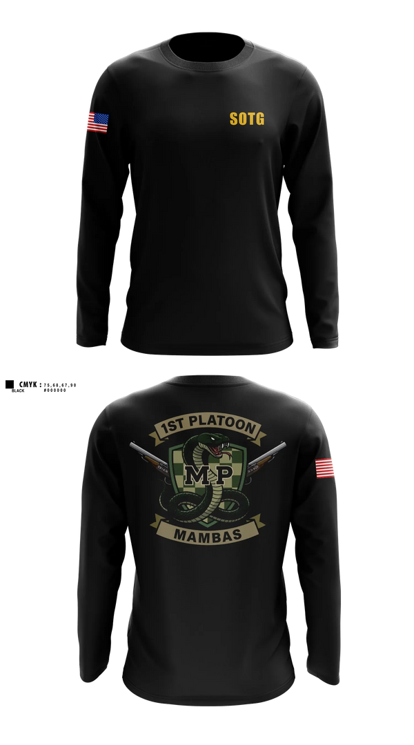 Long Sleeve Performance Shirt, 410TH Military Police Mambas, Army, Teamtime, Team time, sublimation, custom sports apparel, team uniforms, spirit wear, spiritwear, sports uniforms, custom shirts, team store, custom team store, fundraiser sports, apparel fundraiser