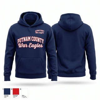 Hoodie, PUTNAM COUNTY War Eagles, Men's Basketball, Teamtime, Team time, sublimation, custom sports apparel, team uniforms, spirit wear, spiritwear, sports uniforms, custom shirts, team store, custom team store, fundraiser sports, apparel fundraiser