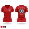 BACON FIRE DEPARTMENT 29102078 Women's Short Sleeve V-neck Shirt - 1