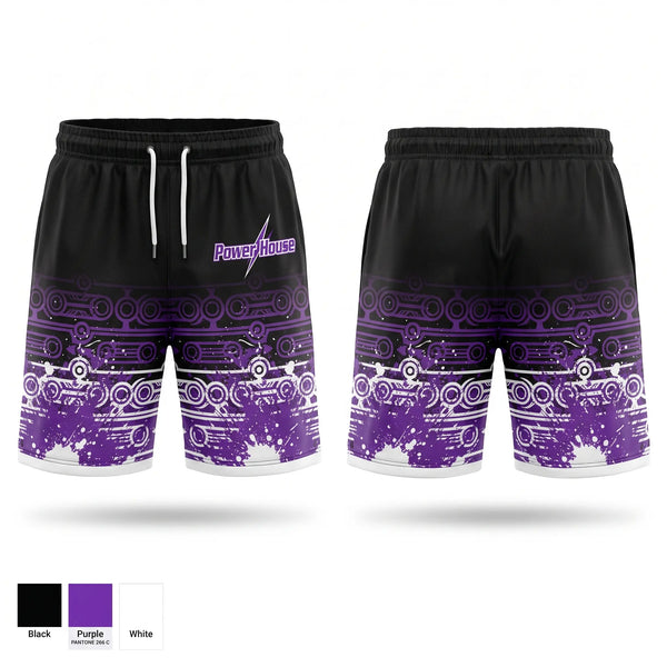 Athletic Shorts With Pockets, Burgaw Powerhouse, Softball, Teamtime, Team time, sublimation, custom sports apparel, team uniforms, spirit wear, spiritwear, sports uniforms, custom shirts, team store, custom team store, fundraiser sports, apparel fundraiser