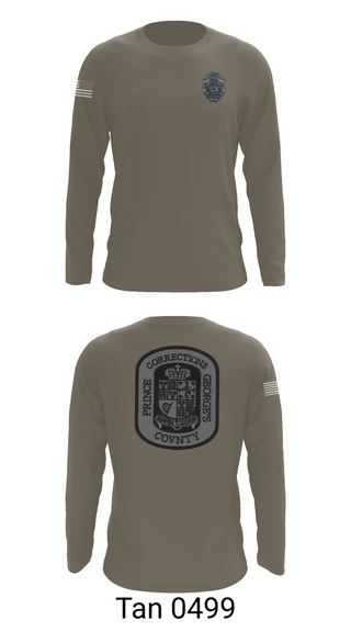 Long Sleeve Performance Shirt, Department of Corrections, Police, Teamtime, Team time, sublimation, custom sports apparel, team uniforms, spirit wear, spiritwear, sports uniforms, custom shirts, team store, custom team store, fundraiser sports, apparel fundraiser