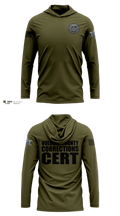 Volusia County CERT Long Sleeve hooded sunshirt - 11