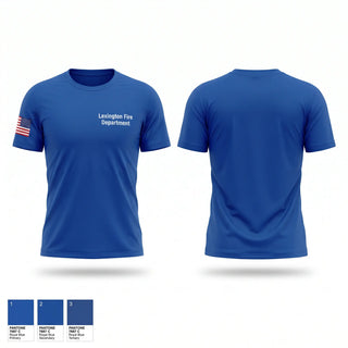 Short Sleeve Performance Shirt, Lexington Fire Department, Fire Department, Teamtime, Team time, sublimation, custom sports apparel, team uniforms, spirit wear, spiritwear, sports uniforms, custom shirts, team store, custom team store, fundraiser sports, apparel fundraiser