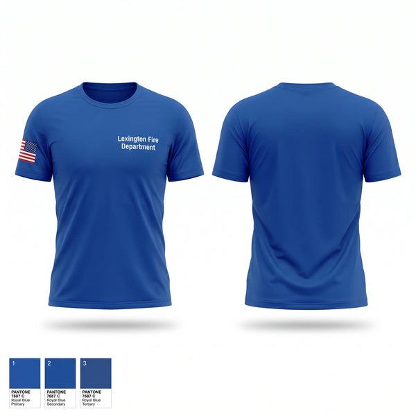 Short Sleeve Performance Shirt, Lexington Fire Department, Fire Department, Teamtime, Team time, sublimation, custom sports apparel, team uniforms, spirit wear, spiritwear, sports uniforms, custom shirts, team store, custom team store, fundraiser sports, apparel fundraiser