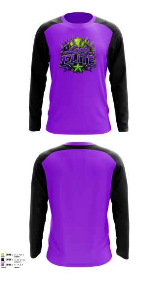 Long Sleeve Performance Shirt, Lady Elite, Softball, Teamtime, Team time, sublimation, custom sports apparel, team uniforms, spirit wear, spiritwear, sports uniforms, custom shirts, team store, custom team store, fundraiser sports, apparel fundraiser