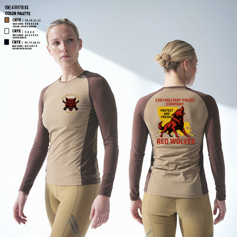 Long Sleeve Performance Shirt, 239th Military Police Company, National Guard, Teamtime, Team time, sublimation, custom sports apparel, team uniforms, spirit wear, spiritwear, sports uniforms, custom shirts, team store, custom team store, fundraiser sports, apparel fundraiser