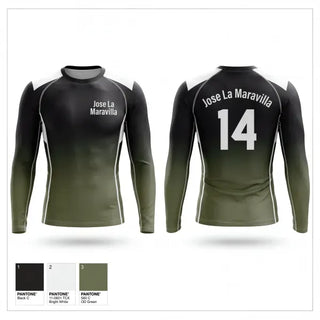 Long Sleeve Rash Guard Shirt, Jose La Maravilla, , Teamtime, Team time, sublimation, custom sports apparel, team uniforms, spirit wear, spiritwear, sports uniforms, custom shirts, team store, custom team store, fundraiser sports, apparel fundraiser