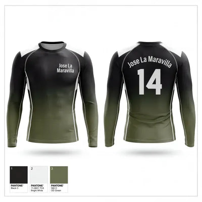 Jose La Maravilla 4028097 Long Sleeve Rash Guard Shirt - 1