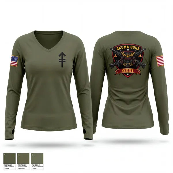 Womens Long Sleeve Vneck Shirt, 12 LCT, Marines, Teamtime, Team time, sublimation, custom sports apparel, team uniforms, spirit wear, spiritwear, sports uniforms, custom shirts, team store, custom team store, fundraiser sports, apparel fundraiser