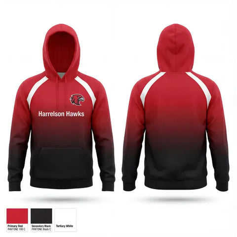 Hoodie, Harrelson Hawks, Men's Basketball, Teamtime, Team time, sublimation, custom sports apparel, team uniforms, spirit wear, spiritwear, sports uniforms, custom shirts, team store, custom team store, fundraiser sports, apparel fundraiser