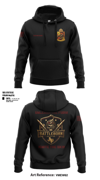 Hoodie, Battleborn, Army, Teamtime, Team time, sublimation, custom sports apparel, team uniforms, spirit wear, spiritwear, sports uniforms, custom shirts, team store, custom team store, fundraiser sports, apparel fundraiser