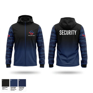 Windbreaker, Sahara Global Security, Police, Teamtime, Team time, sublimation, custom sports apparel, team uniforms, spirit wear, spiritwear, sports uniforms, custom shirts, team store, custom team store, fundraiser sports, apparel fundraiser