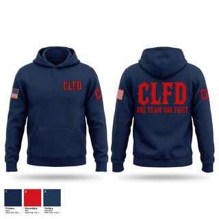 Hoodie, CLFD, Fire Department, Teamtime, Team time, sublimation, custom sports apparel, team uniforms, spirit wear, spiritwear, sports uniforms, custom shirts, team store, custom team store, fundraiser sports, apparel fundraiser