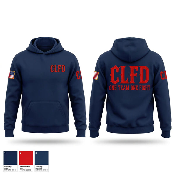 Hoodie, CLFD, Fire Department, Teamtime, Team time, sublimation, custom sports apparel, team uniforms, spirit wear, spiritwear, sports uniforms, custom shirts, team store, custom team store, fundraiser sports, apparel fundraiser