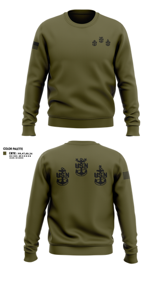 Crew Neck Sweatshirt, The GOAT Locker gear, Navy, Teamtime, Team time, sublimation, custom sports apparel, team uniforms, spirit wear, spiritwear, sports uniforms, custom shirts, team store, custom team store, fundraiser sports, apparel fundraiser