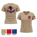 Pershing Rifles, Company L-4 59205513 Women's Short Sleeve V-neck Shirt - 1